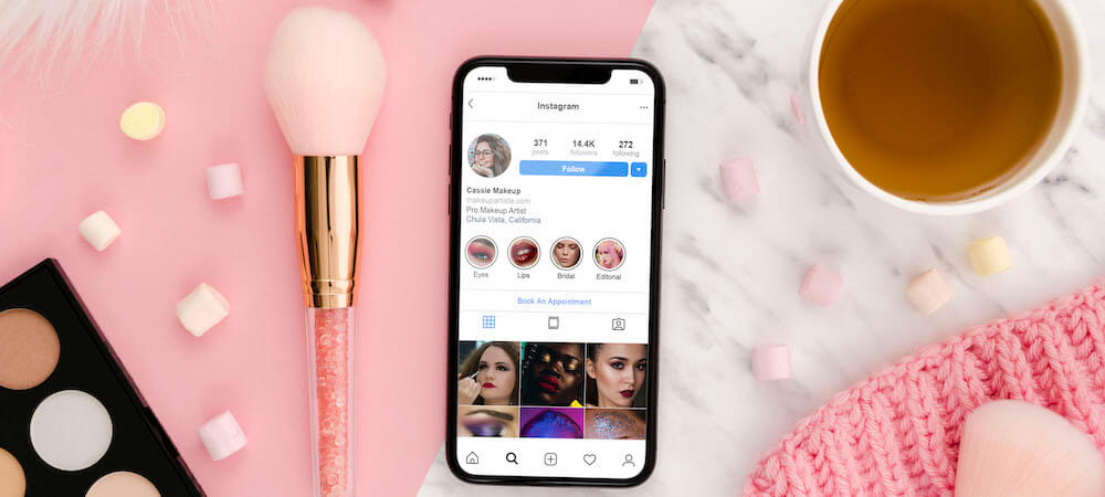 social media for makeup artists