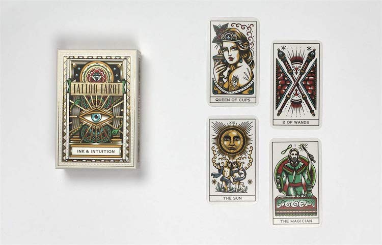 tattoo tarot cards gift for tattoo artists