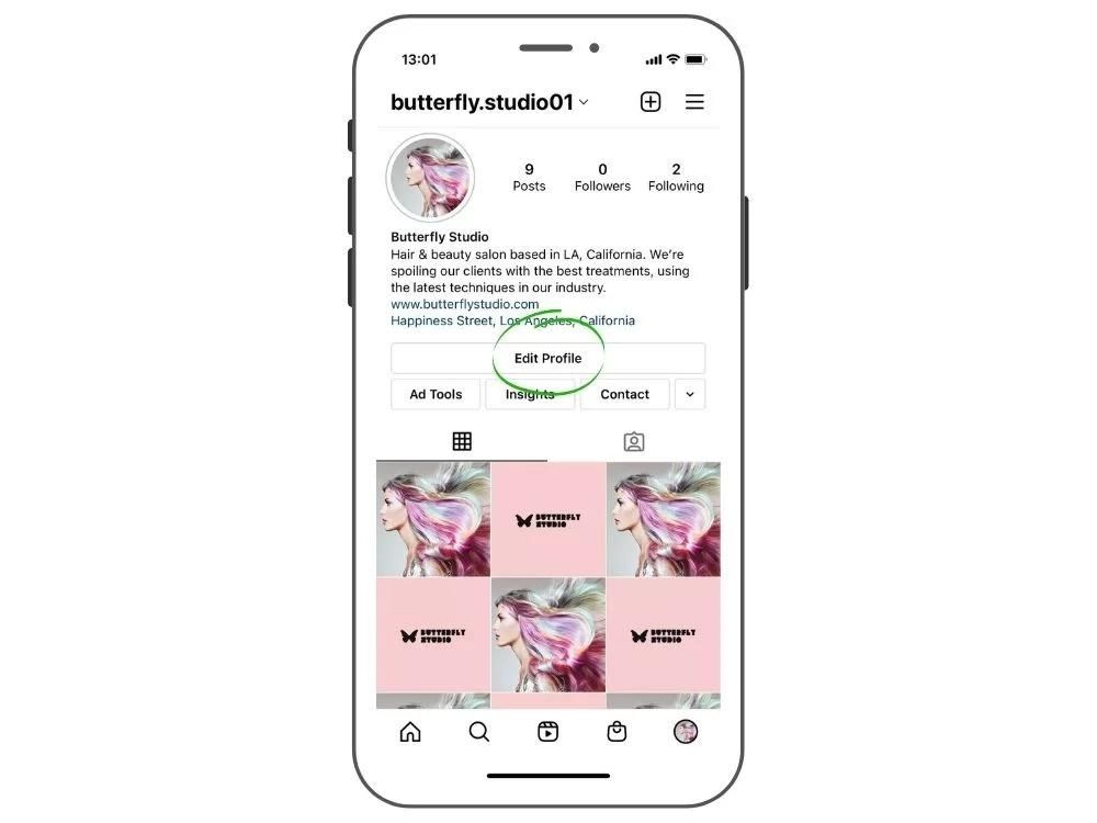 instagram-profile-book-button
